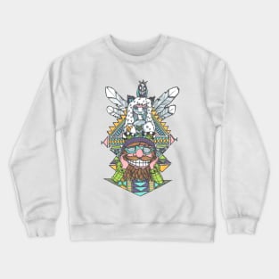 Lumberjack Totem Crewneck Sweatshirt